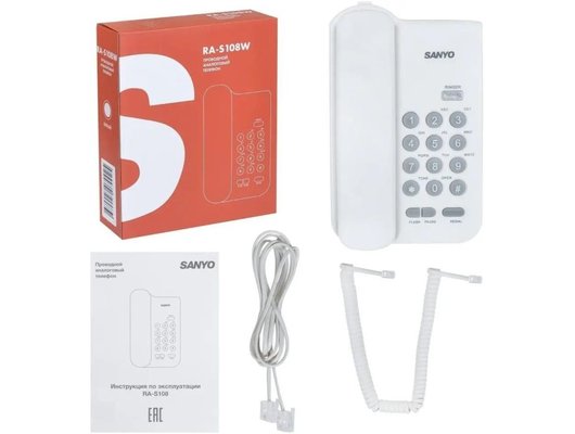Проводной телефон SANYO RA-S108W
